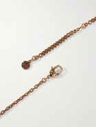 Alexander McQueen - Burnished Gold-Tone Necklace