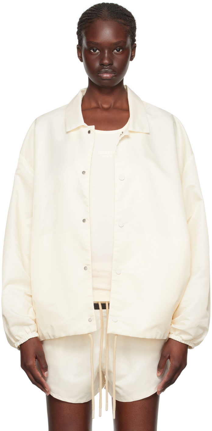 Fear of God ESSENTIALS Off-White Drawstring Jacket Fear Of God Essentials