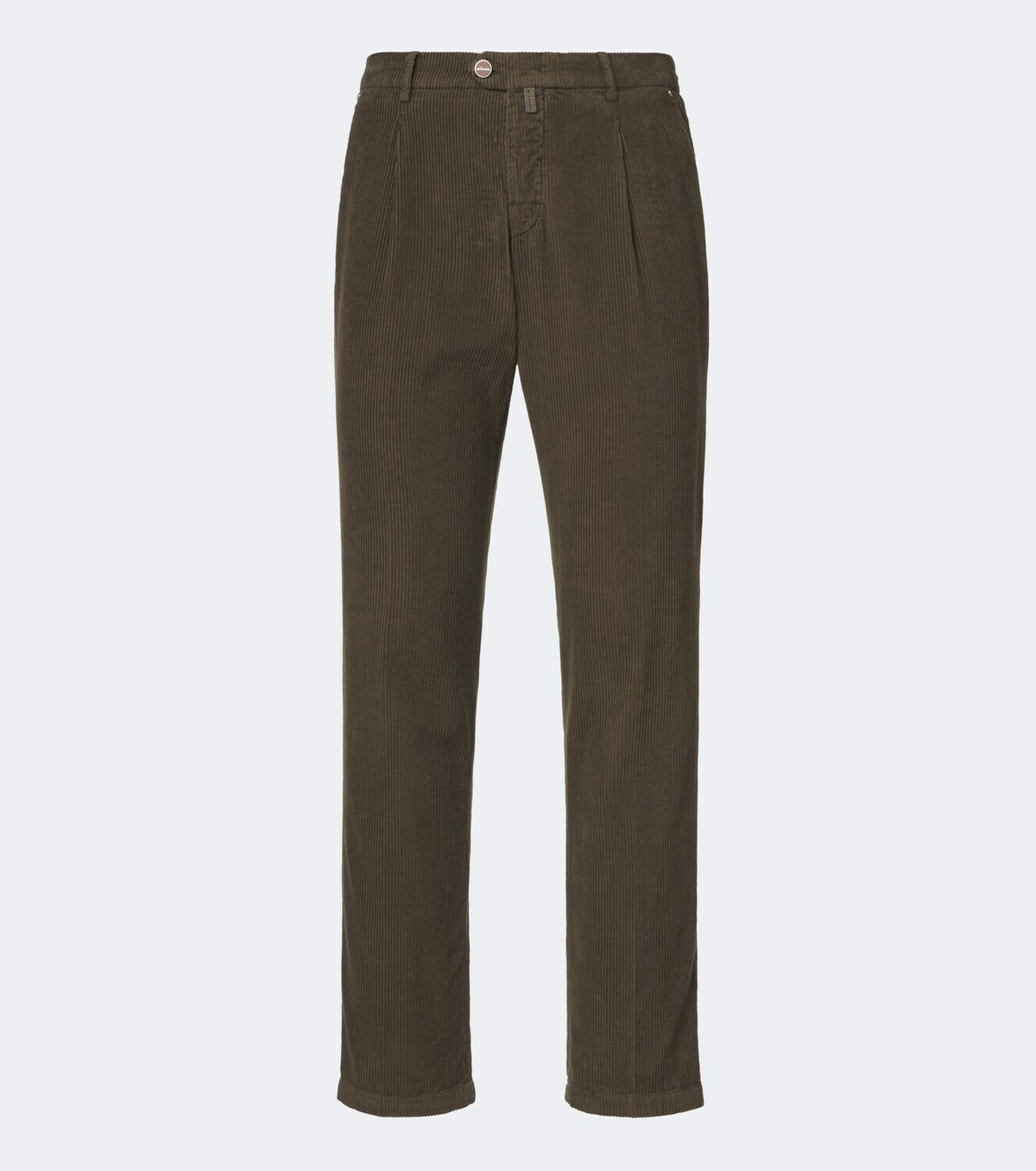 Kiton Cotton corduroy tapered pants