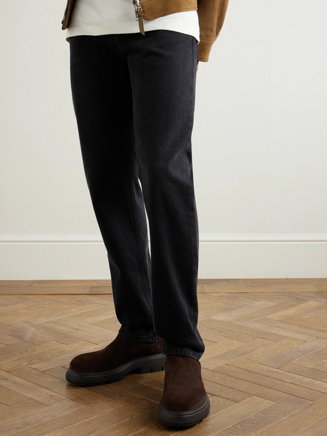 FERRAGAMO - Devis Suede Chelsea Boots - Brown