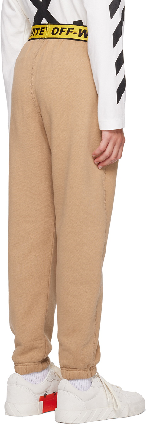 Off-White Kids Beige Industrial Sweatpants