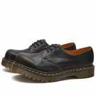 Dr. Martens Men's 1461 3 Eye Shoe in Charcoal Grey