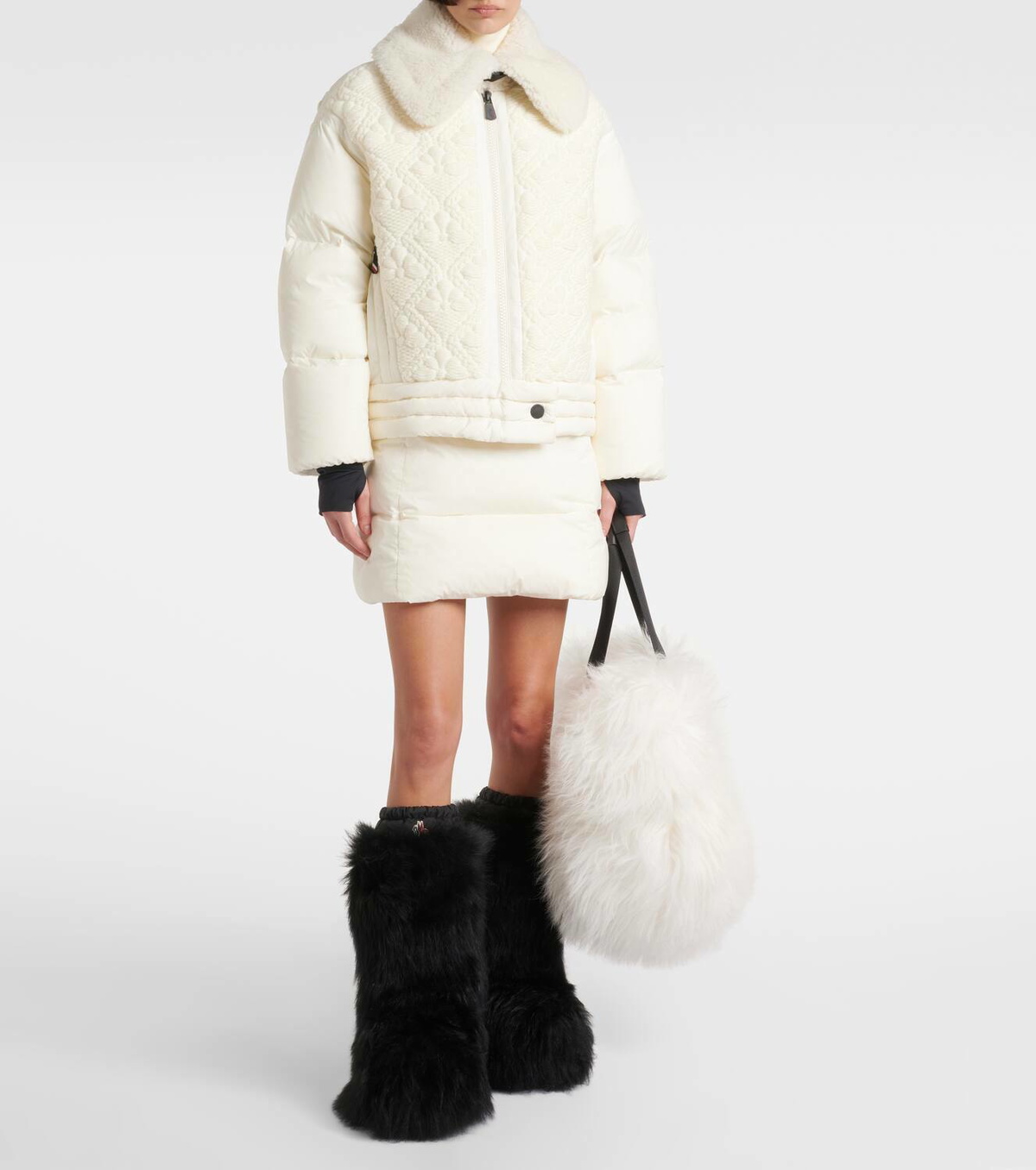 Moncler Grenoble Quilted miniskirt