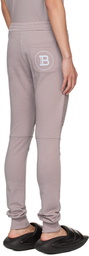 Balmain Gray Relaxed Fit Lounge Pants