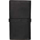 Isabel Benenato Black Medium Leather Wallet