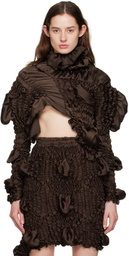 Feben Brown Twist Blouse
