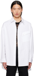 Mugler White Oversized Shirt