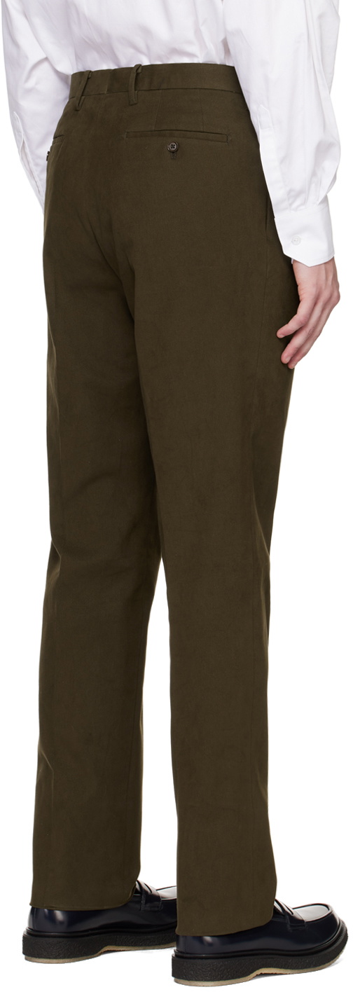 Ring Jacket Brown Pleated Trousers