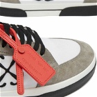 Off-White Men's Vulcanzied Suede Sneakers in Brown