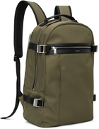 Saint Laurent Khaki City Trekking Backpack