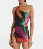 Louisa Ballou - Double Ring printed miniskirt