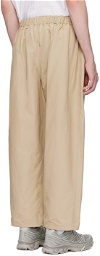 South2 West8 Beige Belted C.S. Trousers