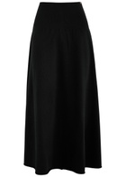 Extreme Cashmere N°388 Ease Cashmere-blend Midi Skirt - Black - One Size