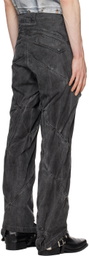 Juntae Kim Black Shell Trousers
