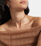 Ananya Scatter 18kt gold choker with diamonds