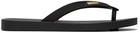 Melissa Black Sun Long Beach Flip Flops