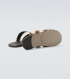 Manolo Blahnik Nello suede slides