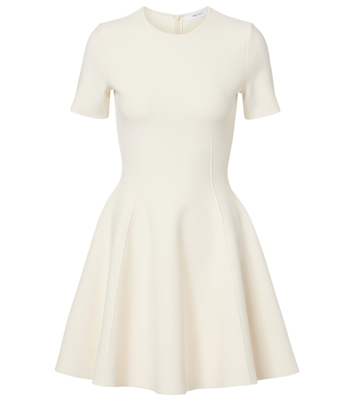 Photo: McQueen Asymmetric knitted minidress