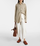 A.Emery Louis suede slingback flats