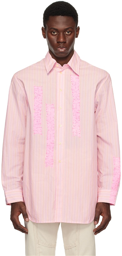 Photo: Edward Cuming Pink Striped Shirt