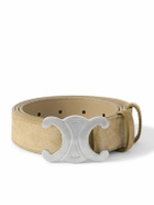 CELINE - 3cm Suede Belt - Neutrals