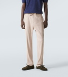 Etro Linen-blend sweatpants