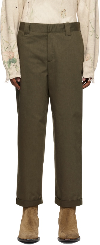 Photo: Golden Goose Khaki Golden Collection Trousers