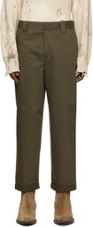 Golden Goose Khaki Golden Collection Trousers