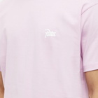 Patta Men's Gold Logo T-Shirt in Orchid Bouquet