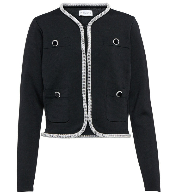 Photo: Rebecca Vallance Raine crystal-trimmed jacket