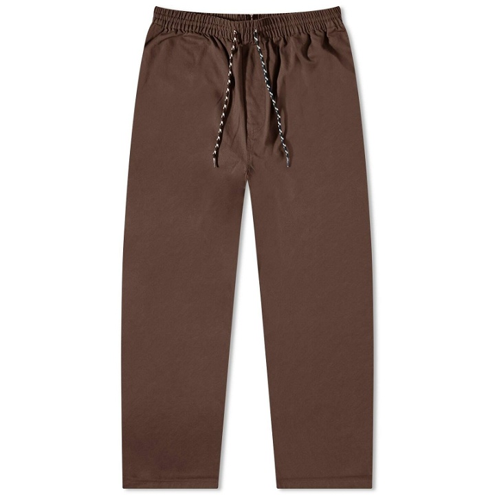 Photo: Tired Skateboards Men's Tired Stamp Pant in Brown