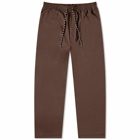 Tired Skateboards Men's Tired Stamp Pant in Brown