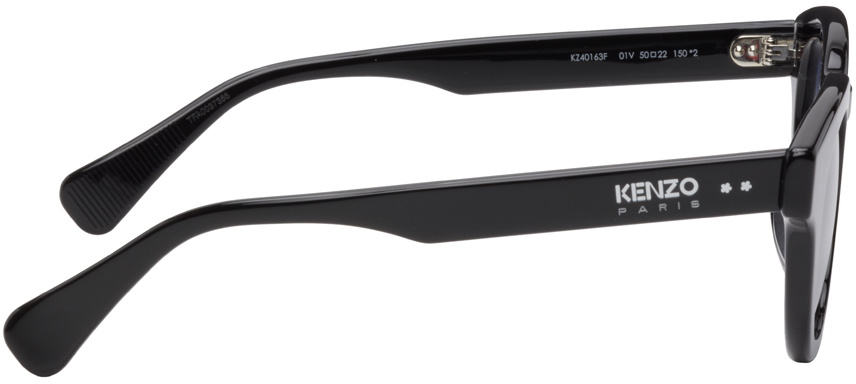 Kenzo Black Kenzo Paris Round Sunglasses Kenzo display picture 3