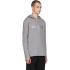 Balmain Grey Logo Hoodie