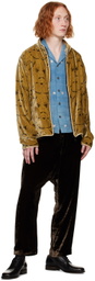 Karu Research Brown Hand-Printed Jacket