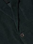 Mr P. - Stretch Organic Cotton-Needlecord Blazer - Gray