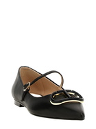TwinSet oval T Ballet Flats