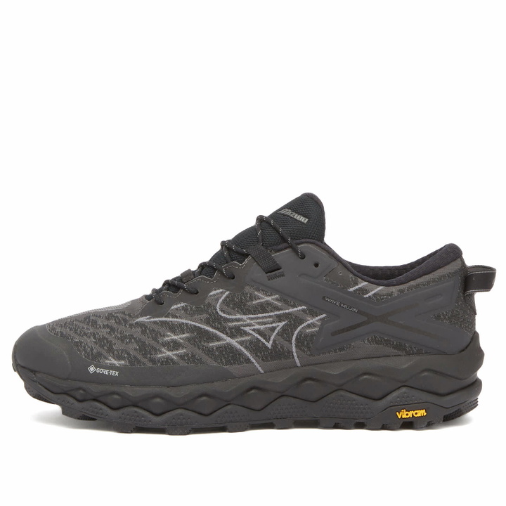 Photo: Mizuno Wave Mujin LS GTX in Black/Quiet Shade/Black Sand