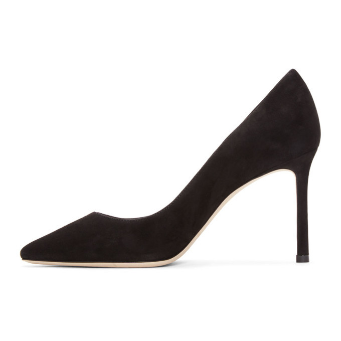 Jimmy Choo Black Suede Romy 85 Heels Jimmy Choo