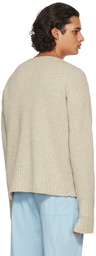 Jacquemus Beige 'La Maille Baja' Sweater