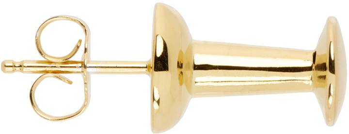 Photo: Secret of Manna Gold Push Pin Single Earring