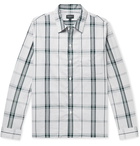 CLUB MONACO - Checked Cotton Oxford Shirt - Gray