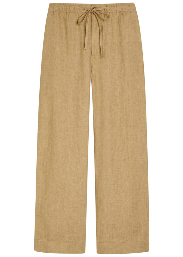 Photo: Polo Ralph Lauren Wide-leg Linen Trousers Brown