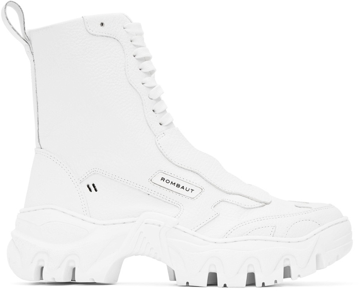 Photo: Rombaut White Boccaccio II High-Top Sneakers