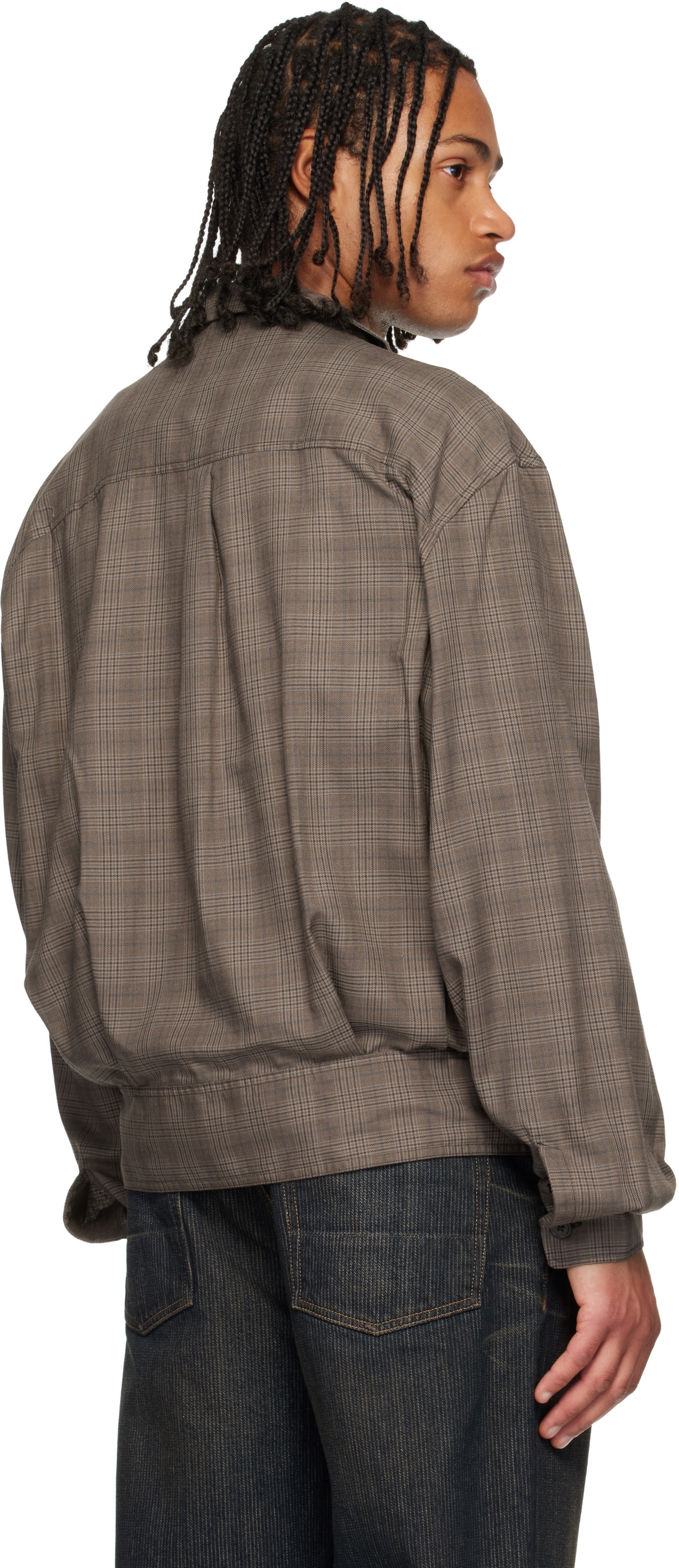 OUR LEGACY 25AW MOCK BOMBER ジャケット 46 Our Legacy - Mock Bomber Draping Black Lyocell