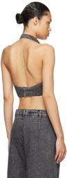 Gimaguas Gray Ring Denim Camisole