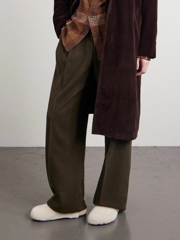 Photo: BIRKENSTOCK 1774 - Boston Shearling Clogs - Neutrals