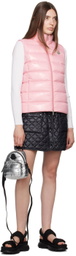 Moncler Pink Ghany Down Vest