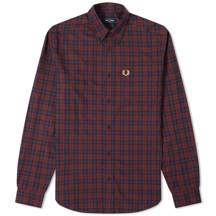 Photo: Fred Perry Authentic Button Down Winter Tartan Shirt