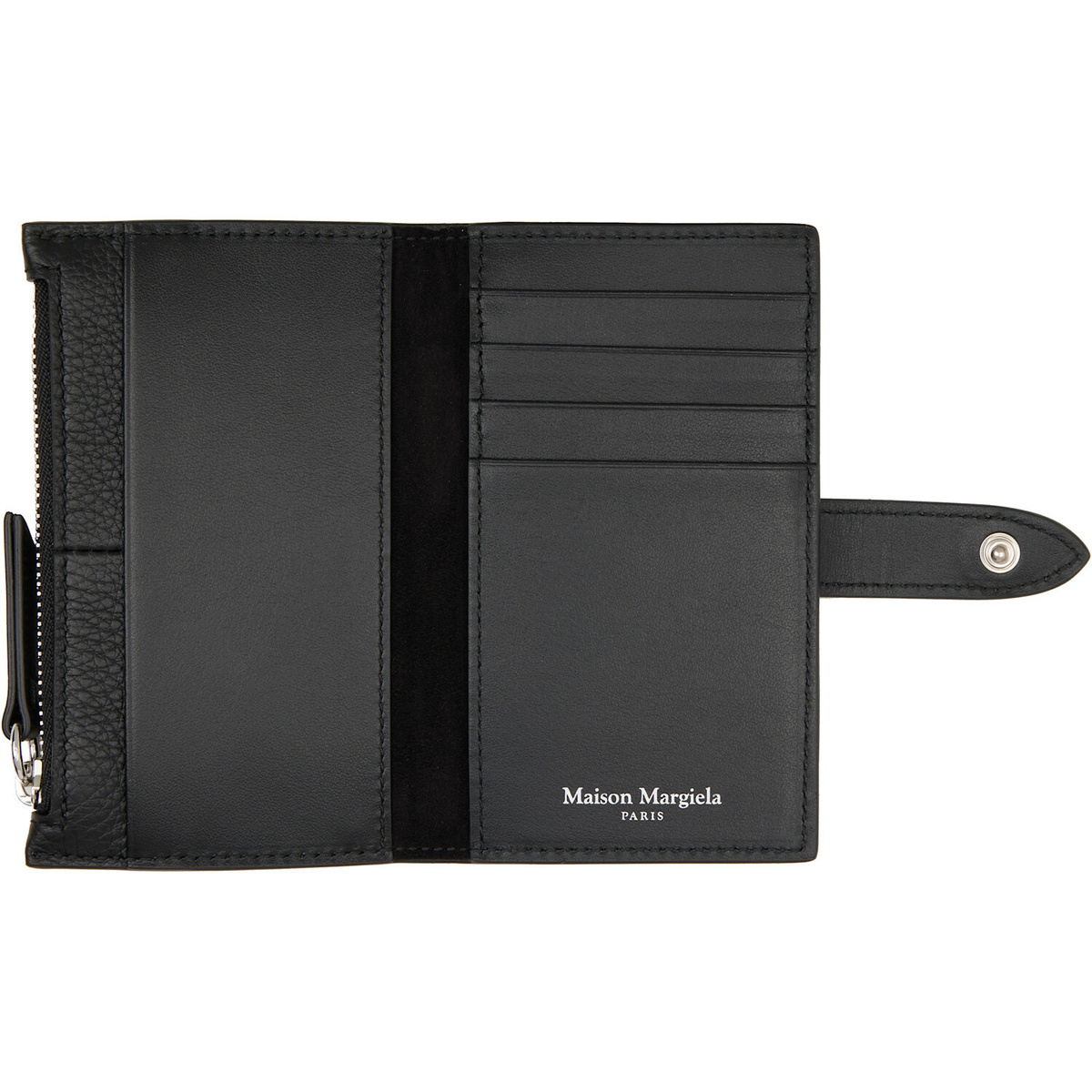 Maison Margiela Black Zip Card Holder